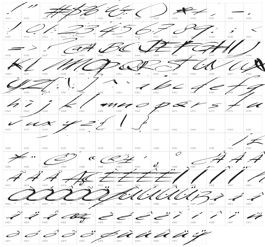 Saturday Sunday Monday Character Map