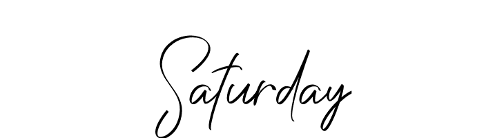 Saturday  免费字体下载