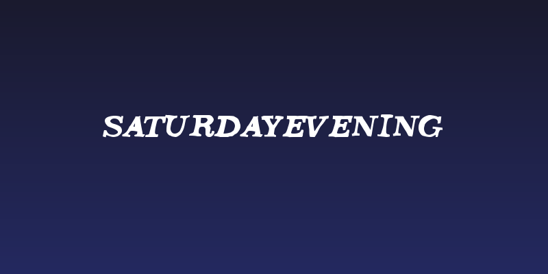 SaturdayEvening Social Header