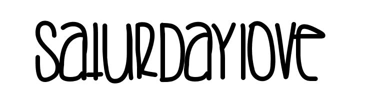 SaturdayLove  नि: शुल्क फ़ॉन्ट्स डाउनलोड