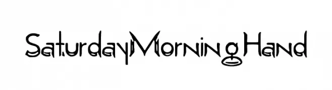 SaturdayMorningHand  Frei Schriftart Herunterladen