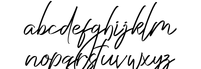 Saturday フォント 小文字