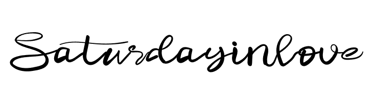 Saturdayinlove  Descarca Fonturi Gratis