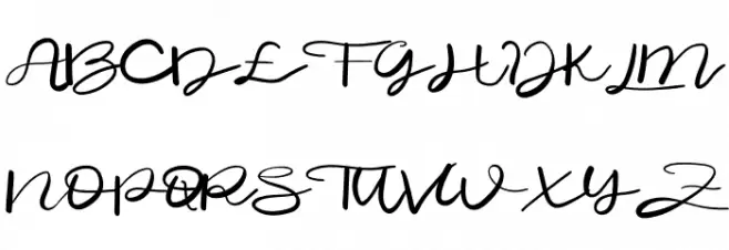 Saturdayinlove Font UPPERCASE