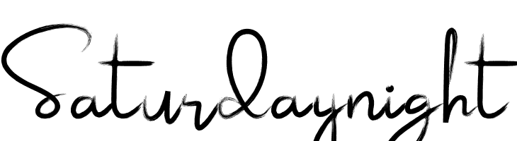 Saturdaynight  font caratteri gratis