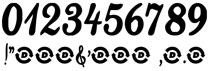 SaturdaysGirl Font OTHER CHARS