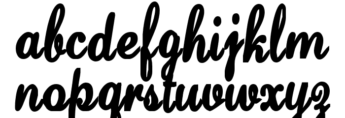 SaturdaysGirl Font LOWERCASE