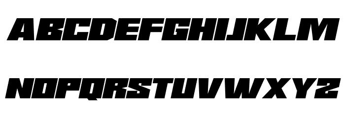 Saturn 3 Italic Font LOWERCASE