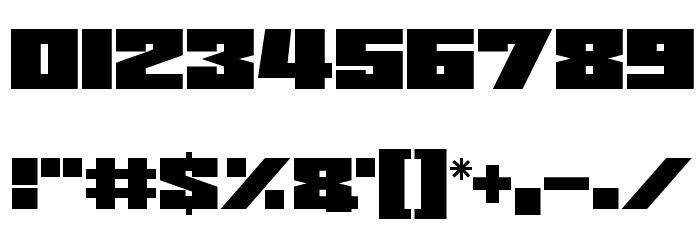 Saturn 3 Font OTHER CHARS