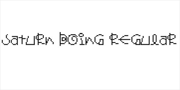 Saturn Boing Regular Logo