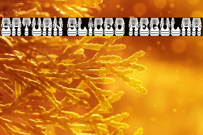 Saturn Sliced Regular Example 3