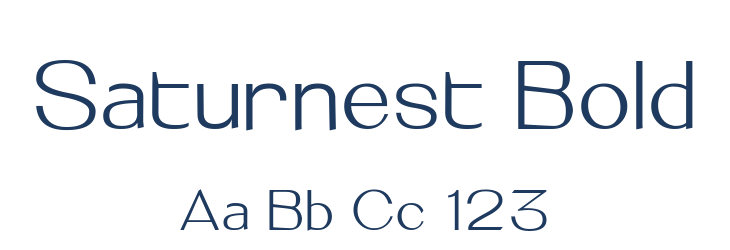 Saturnest Bold Font Preview