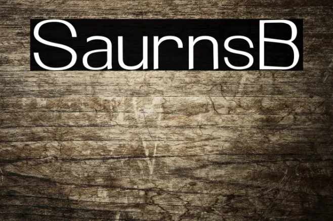 Saturnest Bold Example 2