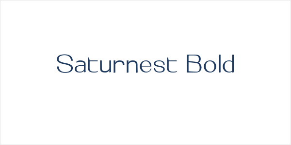 Saturnest Bold Logo