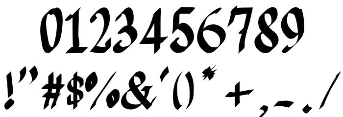Saturno Font OTHER CHARS
