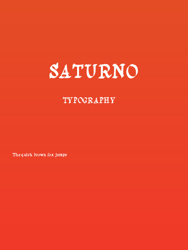 Saturno Poster