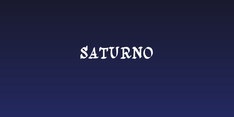 Saturno Social Header