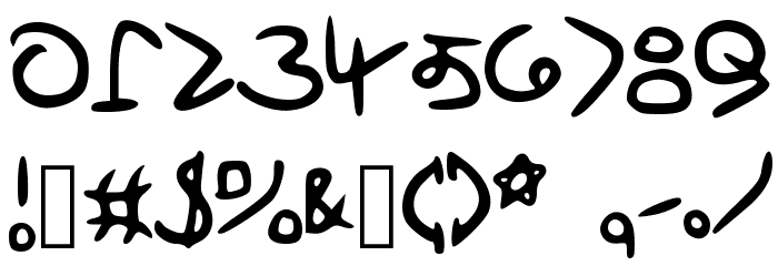 Saturnscript_Handwritten Font OTHER CHARS