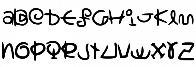 Saturnscript_Handwritten Caratteri MAIUSCOLE