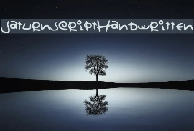 Saturnscript_Handwritten Example 2