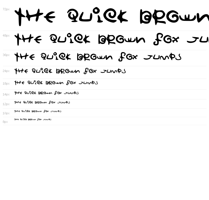 Saturnscript_Handwritten Waterfall