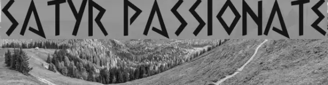 Satyr Passionate Font examples