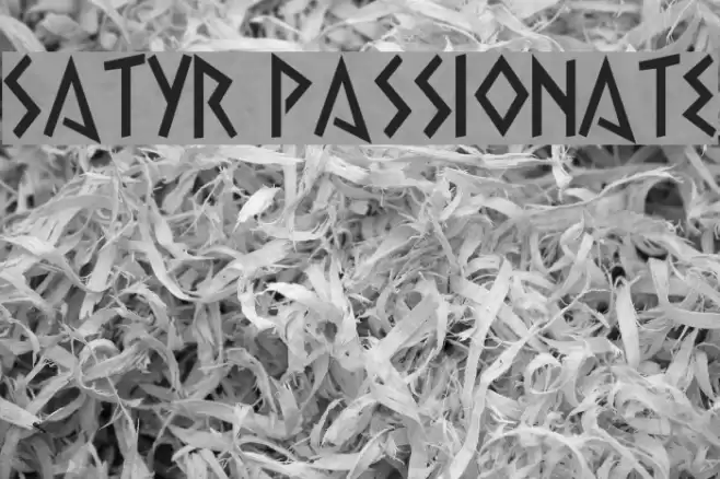 Satyr Passionate Font examples