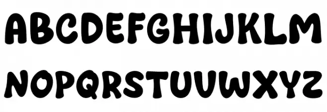 Sauce Barbe Schriftart Groß