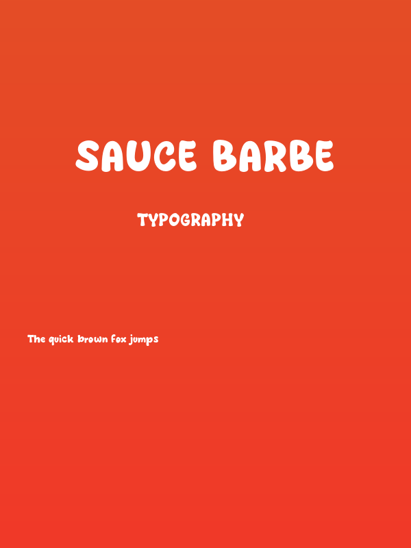 Sauce Barbe Poster