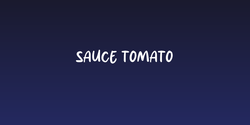 Sauce Tomato Social Header