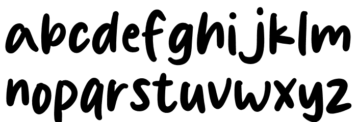 Sauce Tomato Font LOWERCASE