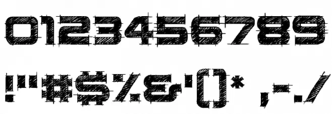 Saucer BB Font OTHER CHARS