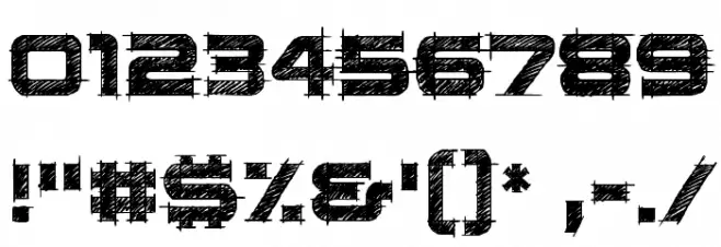 SaucerBB Font OTHER CHARS