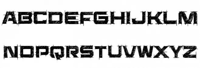 SaucerBB Font UPPERCASE