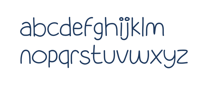 Saucy Circle Lowercase