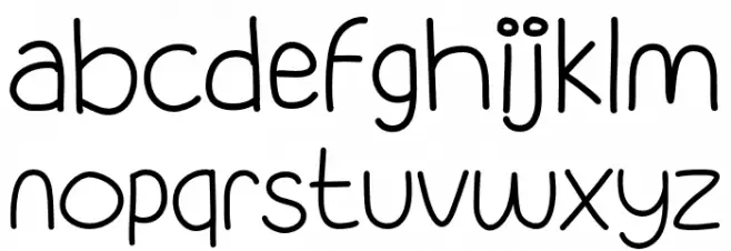 Saucy Circle Шрифта строчной