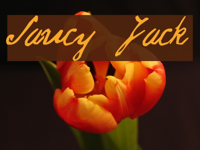 Saucy Jack Font examples