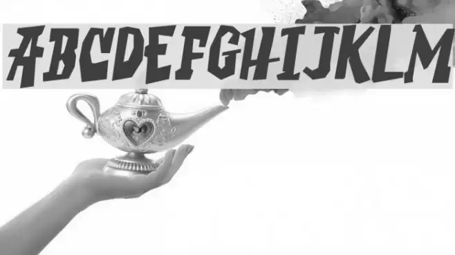 SaucyMillionaire Font examples