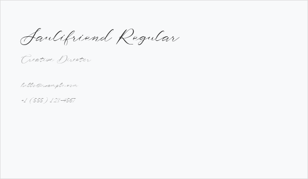 Saulifriend Regular Business Card