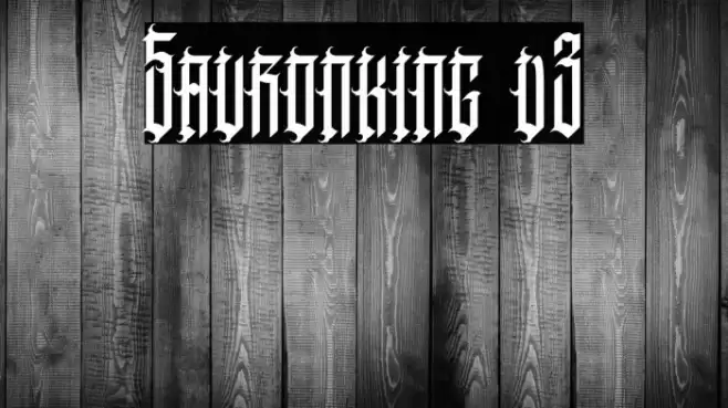 Sauronking v3 Font examples