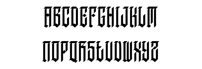 Sauronkingversiontwo Font LOWERCASE