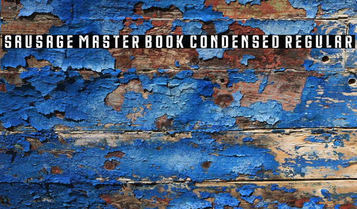 Sausage Master Book Condensed Regular Example 2