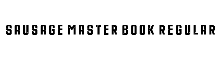 Sausage Master Book Regular  Free Fonts Download