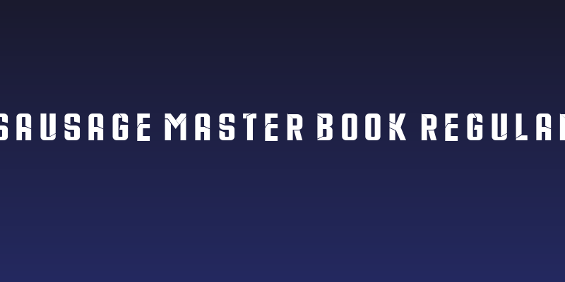 Sausage Master Book Regular Social Header
