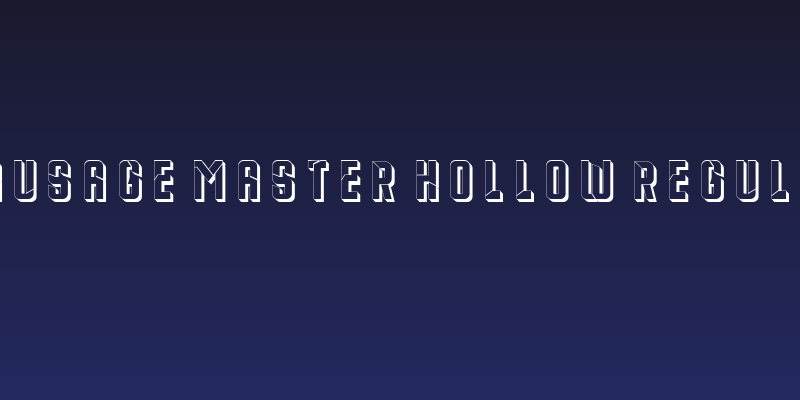 Sausage Master Hollow Regular Social Header