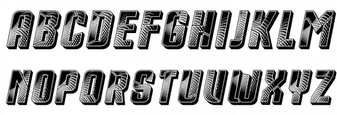 Sausage Master Italic Fonte MAIÚSCULAS