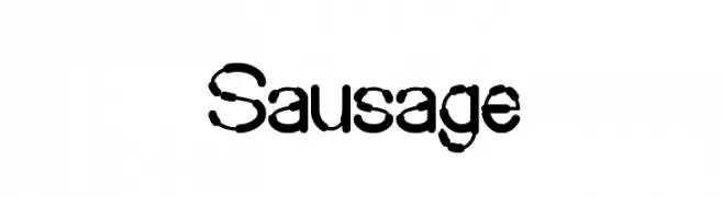 Sausage  Fuentes Gratis Descargar