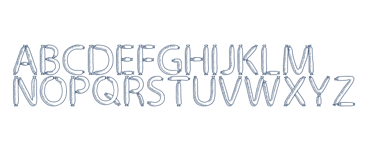 SausageType Display Lowercase