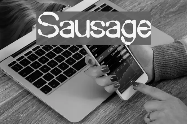 Sausage Font examples