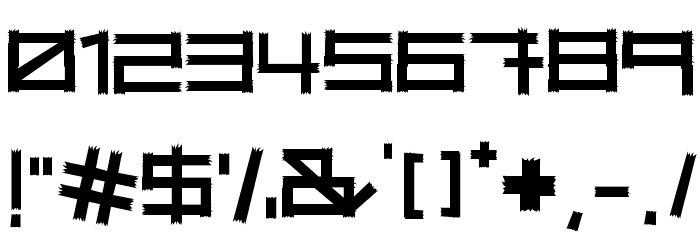 Savage Empire Font OTHER CHARS
